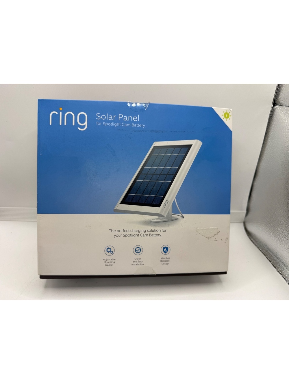 Ring Solar Panel for Spotlight Cam Battery - Weather Resistant Charging Solution